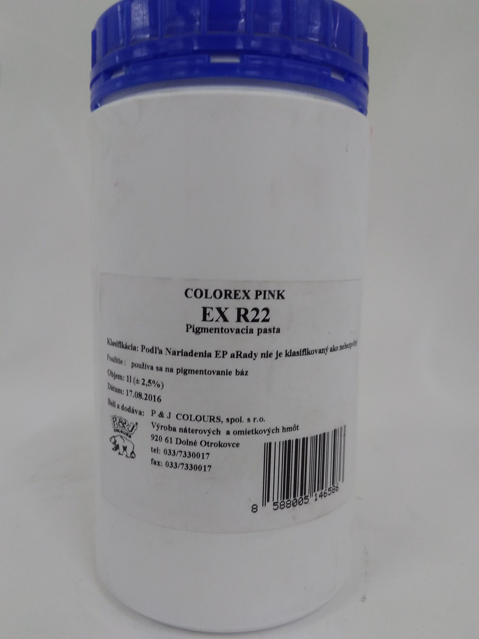 Pasta P&J Versacol EX R22 Pink 1l