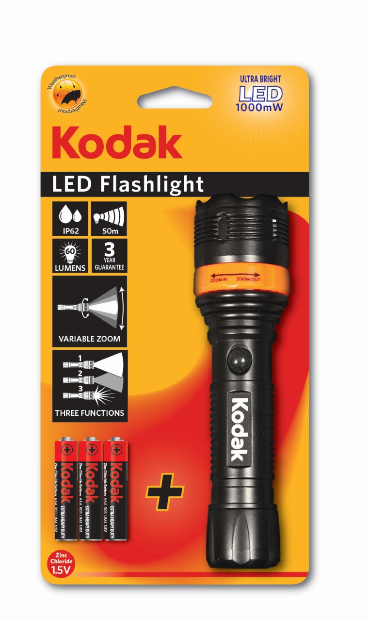 Svietidlo Kodak LED Focus 157+3AAA