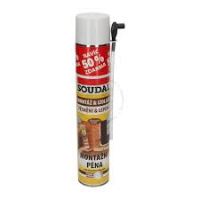 Soudal PU pena s trubičou 500ml + 50% zdarma