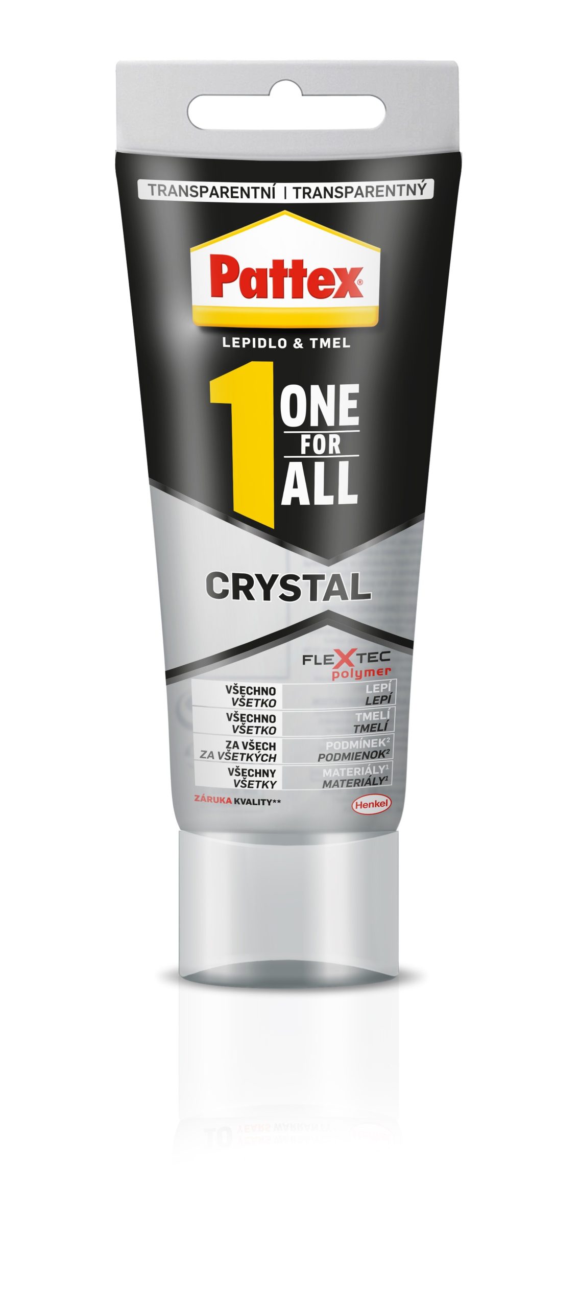 Pattex One For All Crystal 80ml/90g - transparentné montážne lepidlo