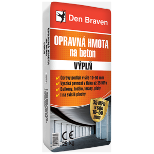 Den Braven Opravná hmota na betón VÝPLŇ 5kg šedá