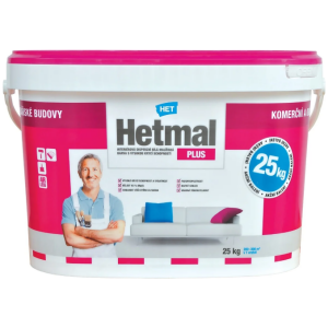 Hetmal Plus 25kg - interiérová biela farba