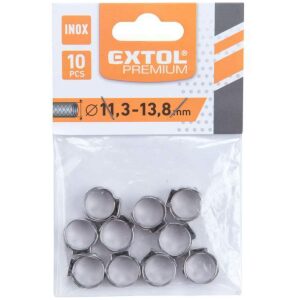 Extol Premium Spona na 3/8` pneumatickú hadicu 10ks