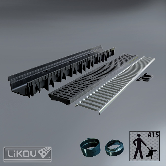Žľab LikoDrain 13x15x1.0m VÝPREDAJ