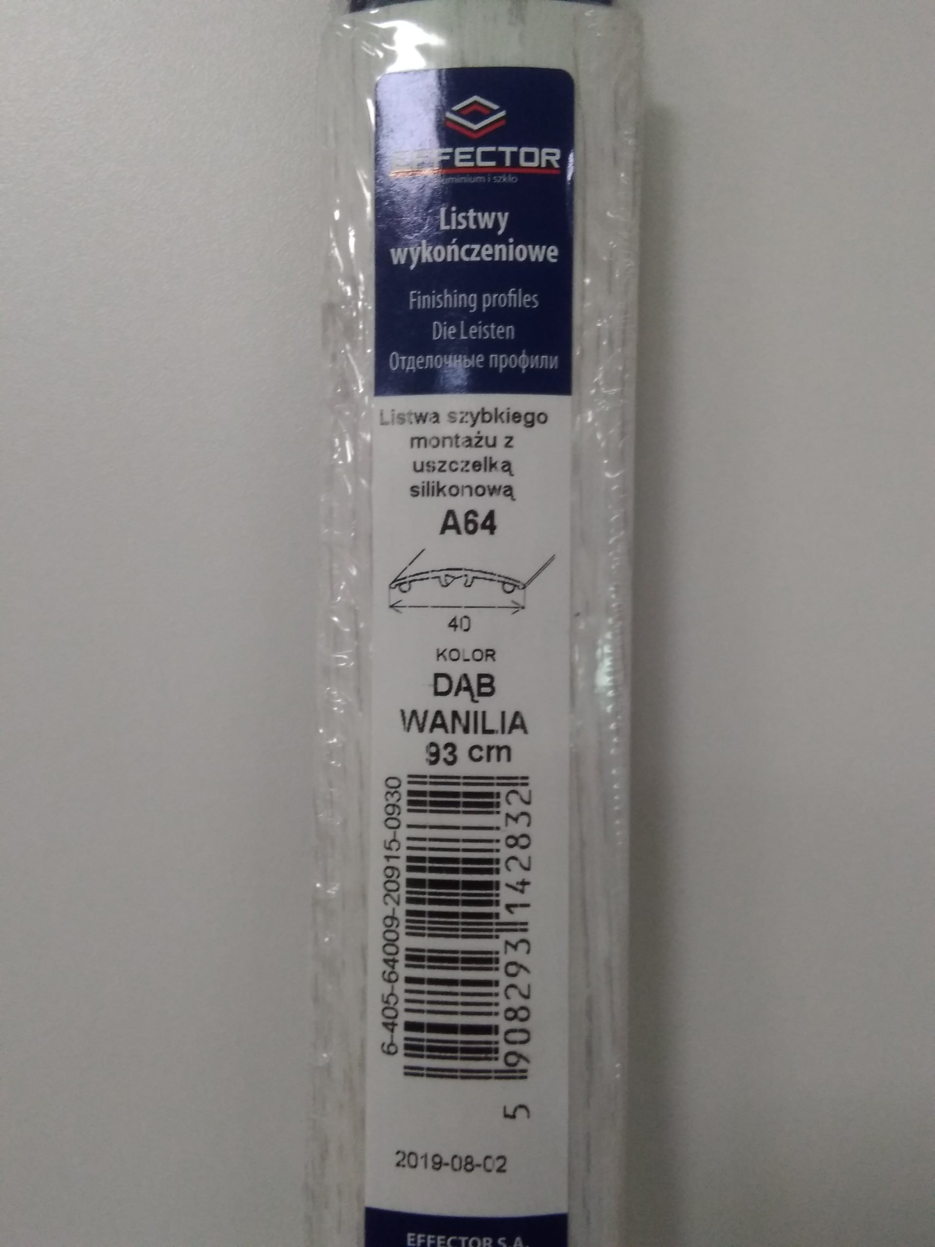 Profil prechodový A64 Dub Wanilia 0.93m