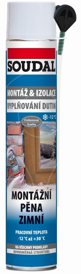 SOUDAL PU Pena montážna zimná 750ml