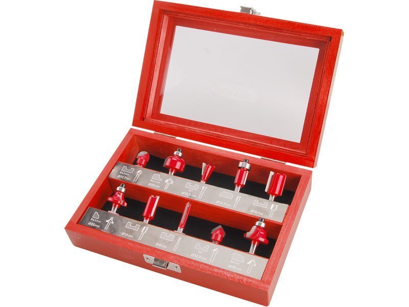 Extol Profilové frézy do dreva s SK plátkami