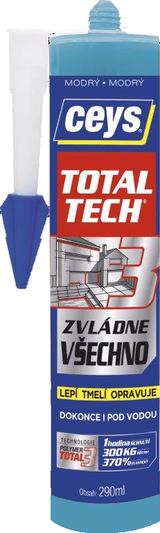 Ceys Total Tech modré univerzálne lepidlo a tmel 290ml