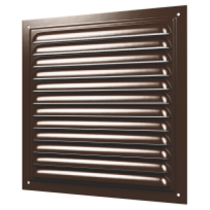 Mriežka kovová ME 150x150 hnedá