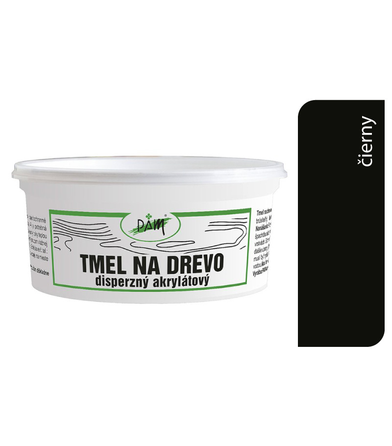 PAM Tmel na drevo čierny 0