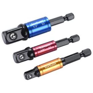 Sada adaptérov 1/4` 6hran na 1/4`-3/8`-1/2` 4-hran S2 3ks sada