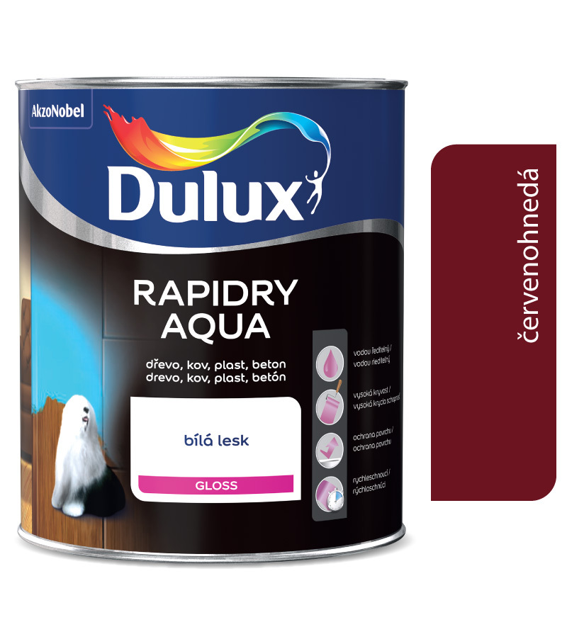 Dulux Rapidry Aqua čevenohnedá 0