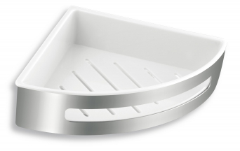 Sprchová polička rohová nerezová 56mm x 206mm x 206mm