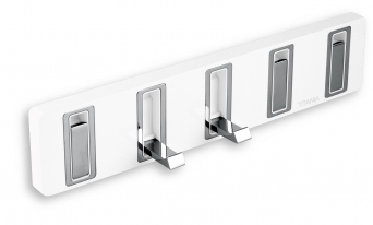 Vešiak päťháčik 72mm x 337mm x 15mm