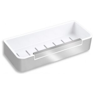 Polička sprchová so stierkou na sprchový kút 55mm x 290mm x 120mm
