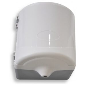 Zásobník na papierové utierky so stredovým odvíjaním biely 284mm x 235mm  x 218mm