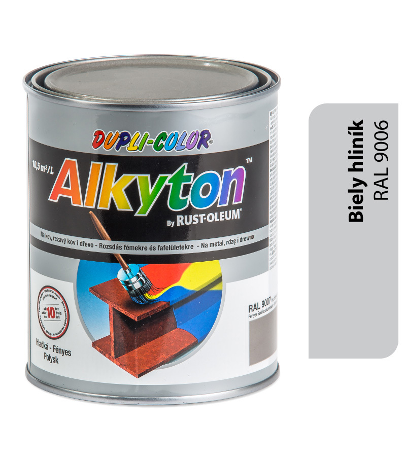 Alkyton R9006 strieborná 2