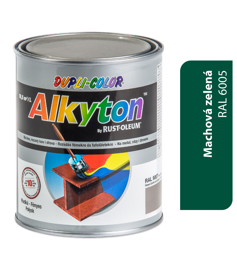 Alkyton lesklá R6005 zelená tmavá 2