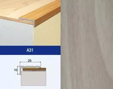 Profil schodový A36 Dub bielený samolepiaci 2.7m