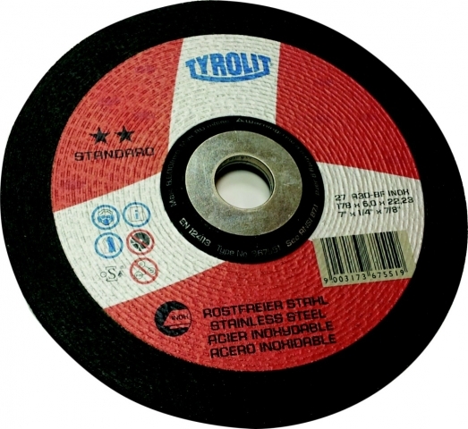 Kotúč rezný TYROLIT 178x1.6 ocel/nerez