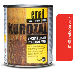Korozal EMAIL 8140 svetločervený 3 kg