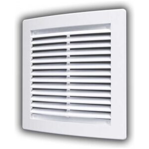 Mriežka ventilačná zaoblená 15x15 biela
