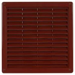 Mriežka ventilačná plochá 13x13 hnedá