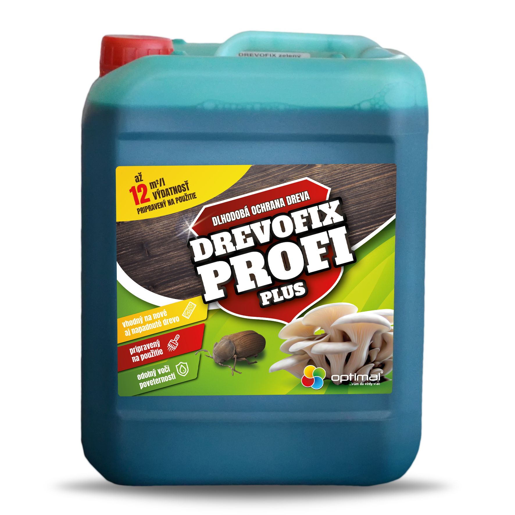 Optimal Drevofix Profi plus zelený 5L Optimal Drevofix Profi plus zelený 5L