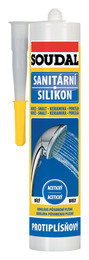 Soudal Sanitárny silikón biely 280ml Soudal Sanitárny silikón biely 280ml