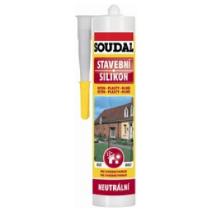 Soudal Stavebný silikón transparent 300ml