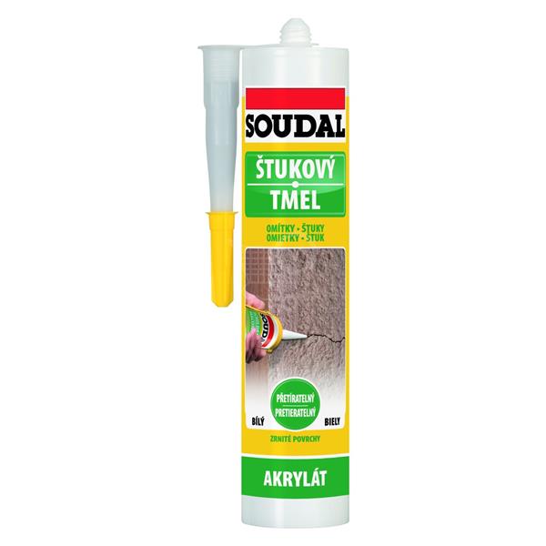 SOUDAL Štukatérsky tmel biely 280ml