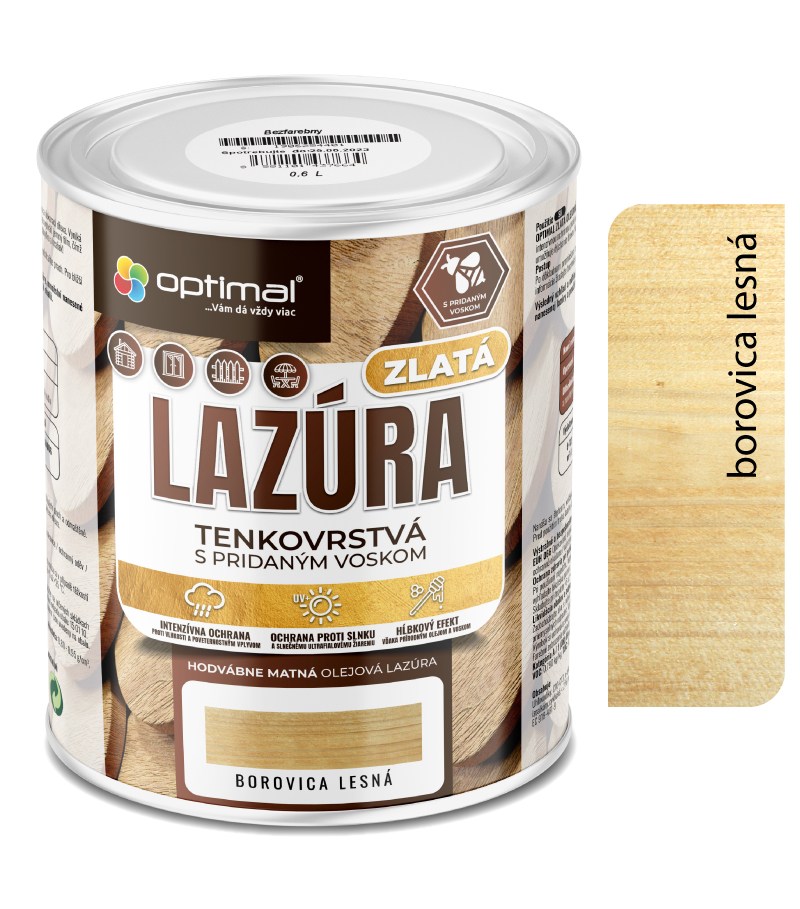 Optimal Zlatá lazúra Borovica 2