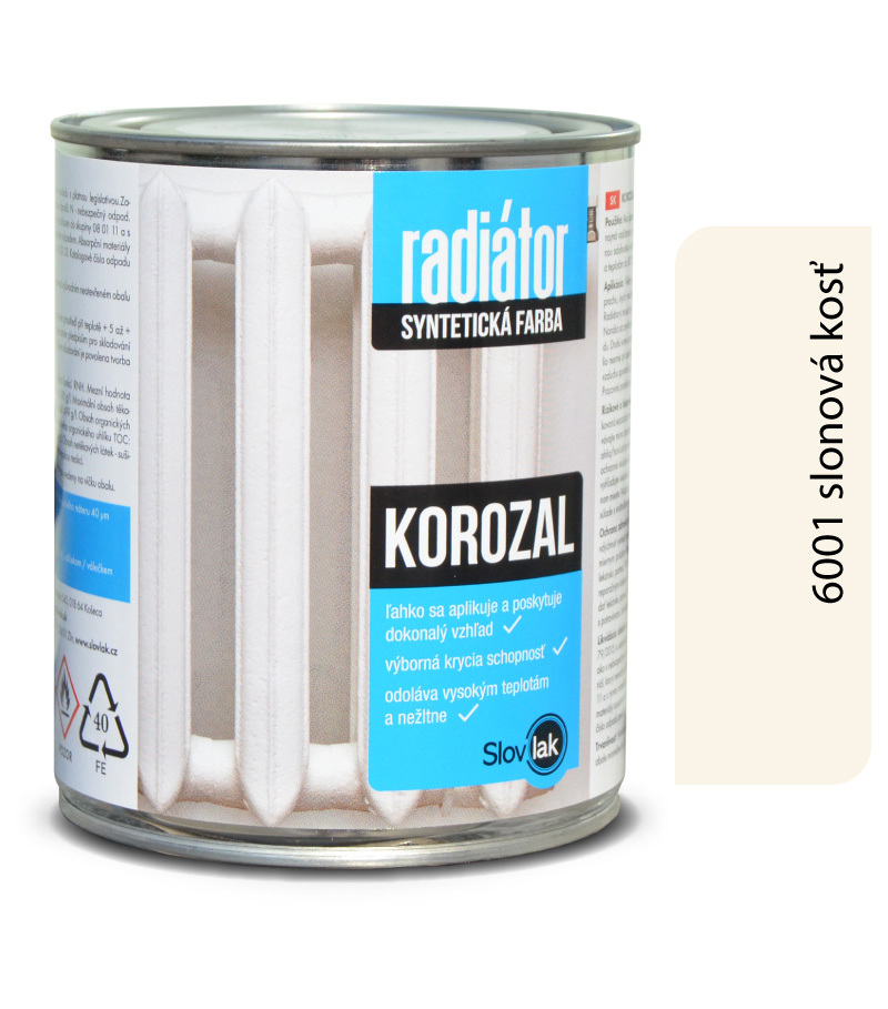 Korozal radiátor slonová kosť 6001 0