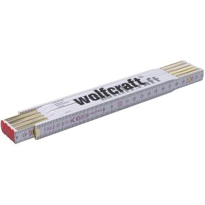 Wolfcraft Skladací meter 2m