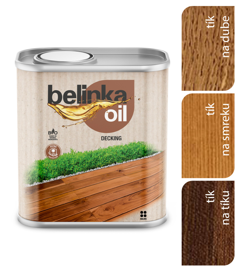 Belinka Oil Decking 203 tík - Olej na terasy a záhradný nábytok 2