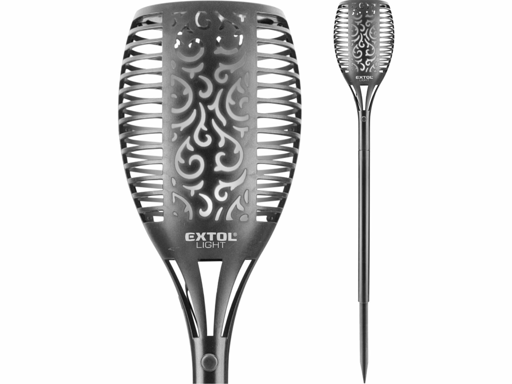 Extol Light solárna LED fakľa s plameňom