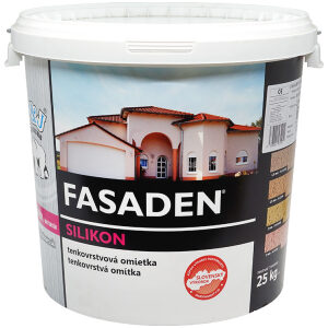 Fasaden Silikón báza B 1.5mm 15kg ryhovaná