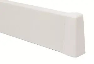 Lišta soklová 198 Quadro 60 uni biela