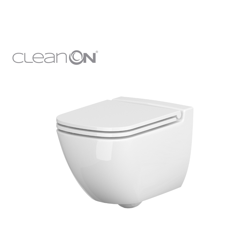 CERSANIT-Závesné WC Caspia NEW CLEAN + WC sedátko Caspia SLIM