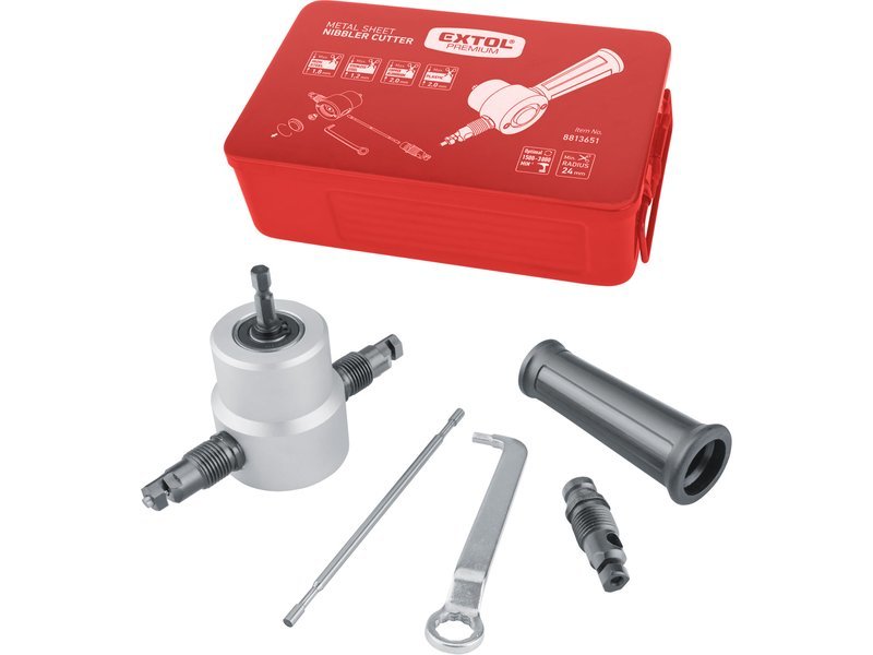 Extol Premium Nadstavec na strihanie plechu do vŕtačky max. 2mm 8813651