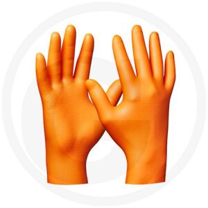 Gebol Orange Nitril Ultra Grip Jednorázové rukavice 50ks L