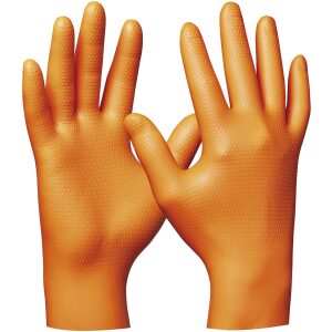 Gebol Orange Nitril Ultra Grip Rukavice M 50ks/bal