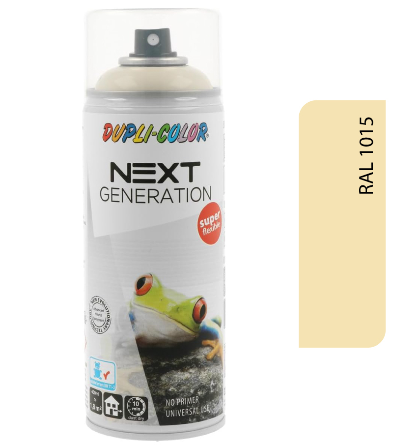 Dupli-Color Next RAL1015 svetlá slonovina 400ml