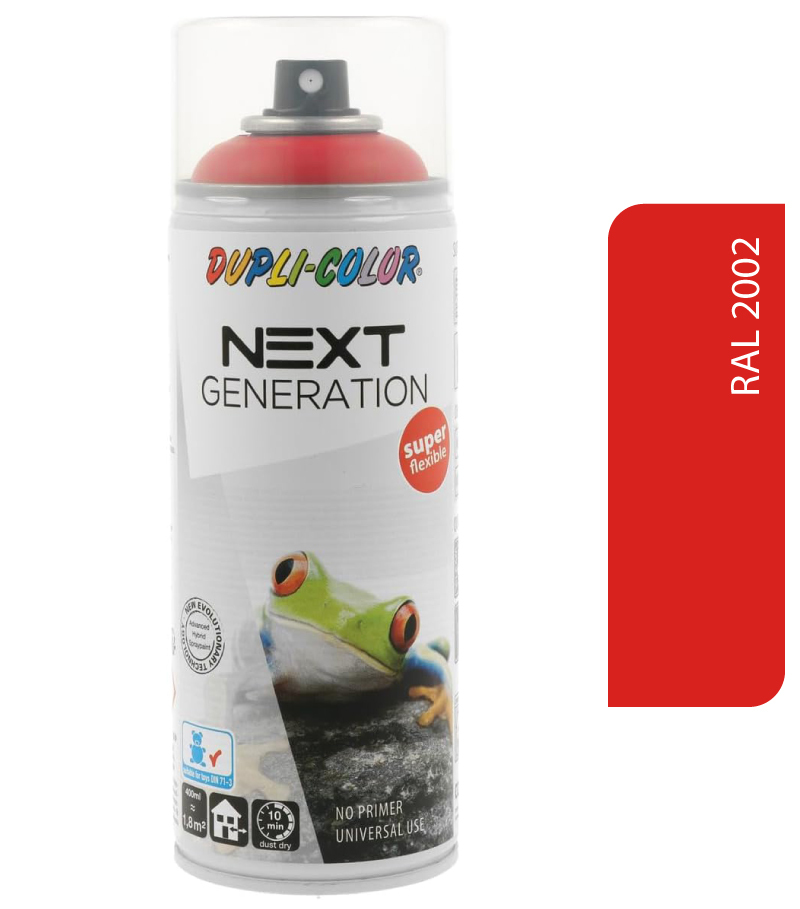 Dupli-Color Next RAL2002 červený pomaranč 400ml
