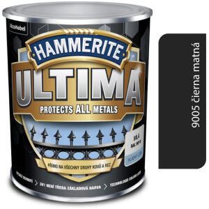 Hammerite Ultima 9005 čierna matt 0