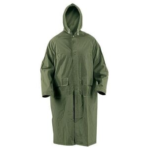 CERVA Zelený plášť s kapucňou XL