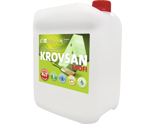 Krovsan Profi+ bezfarebný - na ochranu dreva 5l