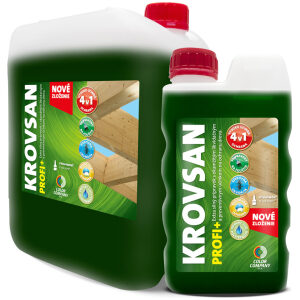 Krovsan Profi+ hnedý - na ochranu dreva 5l