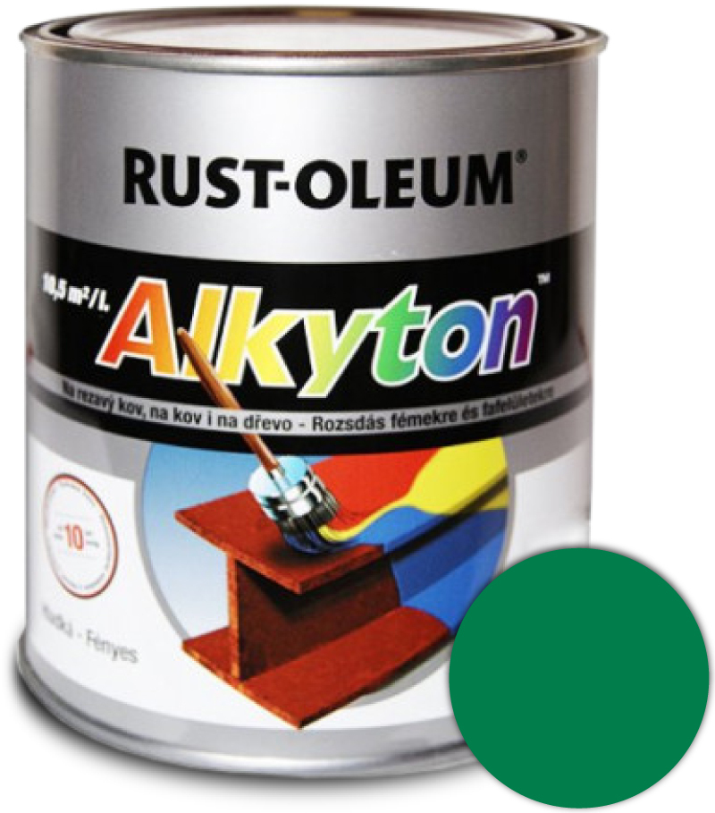 Alkyton lesklá R6001 smaragdovo zelená 2 Alkyton lesklá R6001 smaragdovo zelená 2