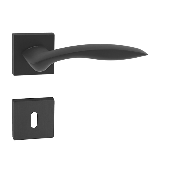 Kľučka FO-CORA-HR KL/KL čierna(N52)